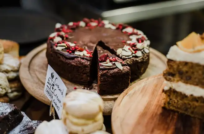 Deserts at Edinburgh Larder